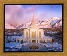 Load image into Gallery viewer, Ogden Winter Sunset Aerial
