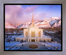 Load image into Gallery viewer, Ogden Winter Sunset Aerial
