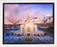 Load image into Gallery viewer, Ogden Winter Sunset Aerial
