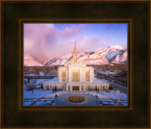 Load image into Gallery viewer, Ogden Winter Sunset Aerial
