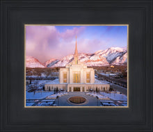 Load image into Gallery viewer, Ogden Winter Sunset Aerial
