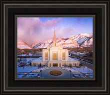 Load image into Gallery viewer, Ogden Winter Sunset Aerial
