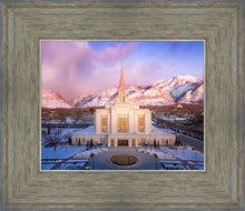 Load image into Gallery viewer, Ogden Winter Sunset Aerial
