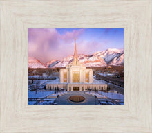 Load image into Gallery viewer, Ogden Winter Sunset Aerial
