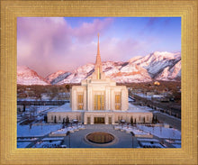 Load image into Gallery viewer, Ogden Winter Sunset Aerial
