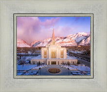 Load image into Gallery viewer, Ogden Winter Sunset Aerial
