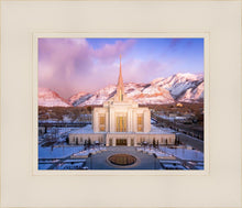 Load image into Gallery viewer, Ogden Winter Sunset Aerial
