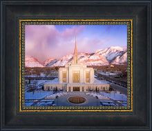 Load image into Gallery viewer, Ogden Winter Sunset Aerial
