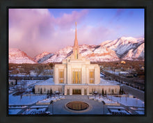 Load image into Gallery viewer, Ogden Winter Sunset Aerial
