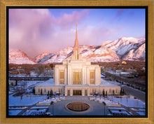 Load image into Gallery viewer, Ogden Winter Sunset Aerial
