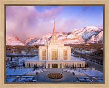 Load image into Gallery viewer, Ogden Winter Sunset Aerial
