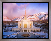 Load image into Gallery viewer, Ogden Winter Sunset Aerial
