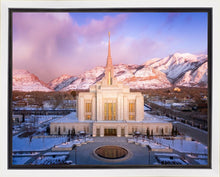 Load image into Gallery viewer, Ogden Winter Sunset Aerial
