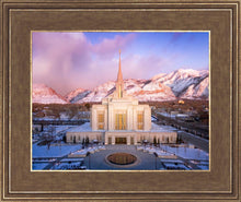 Load image into Gallery viewer, Ogden Winter Sunset Aerial
