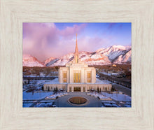 Load image into Gallery viewer, Ogden Winter Sunset Aerial
