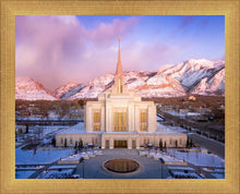 Load image into Gallery viewer, Ogden Winter Sunset Aerial
