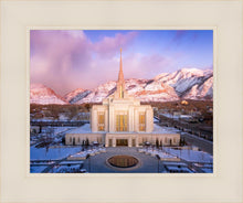 Load image into Gallery viewer, Ogden Winter Sunset Aerial

