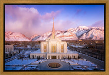 Load image into Gallery viewer, Ogden Winter Sunset Aerial
