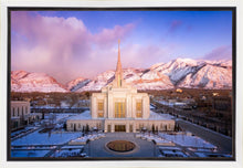 Load image into Gallery viewer, Ogden Winter Sunset Aerial
