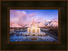 Load image into Gallery viewer, Ogden Winter Sunset Aerial
