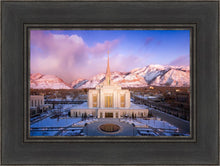 Load image into Gallery viewer, Ogden Winter Sunset Aerial
