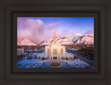Load image into Gallery viewer, Ogden Winter Sunset Aerial
