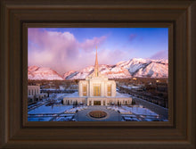 Load image into Gallery viewer, Ogden Winter Sunset Aerial
