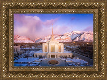 Load image into Gallery viewer, Ogden Winter Sunset Aerial
