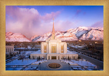 Load image into Gallery viewer, Ogden Winter Sunset Aerial
