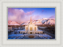 Load image into Gallery viewer, Ogden Winter Sunset Aerial
