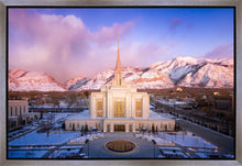 Load image into Gallery viewer, Ogden Winter Sunset Aerial
