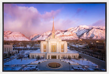 Load image into Gallery viewer, Ogden Winter Sunset Aerial
