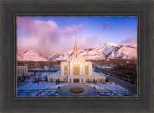 Load image into Gallery viewer, Ogden Winter Sunset Aerial
