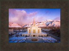 Load image into Gallery viewer, Ogden Winter Sunset Aerial
