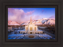 Load image into Gallery viewer, Ogden Winter Sunset Aerial
