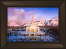 Load image into Gallery viewer, Ogden Winter Sunset Aerial
