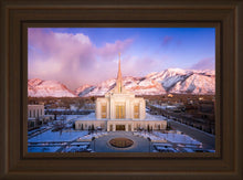 Load image into Gallery viewer, Ogden Winter Sunset Aerial
