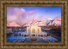 Load image into Gallery viewer, Ogden Winter Sunset Aerial
