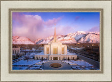 Load image into Gallery viewer, Ogden Winter Sunset Aerial

