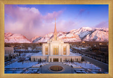 Load image into Gallery viewer, Ogden Winter Sunset Aerial
