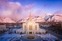 Load image into Gallery viewer, Ogden Winter Sunset Aerial
