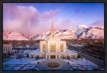 Load image into Gallery viewer, Ogden Winter Sunset Aerial
