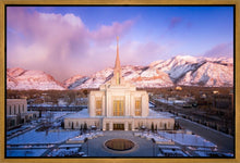 Load image into Gallery viewer, Ogden Winter Sunset Aerial

