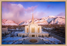 Load image into Gallery viewer, Ogden Winter Sunset Aerial
