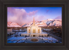 Load image into Gallery viewer, Ogden Winter Sunset Aerial
