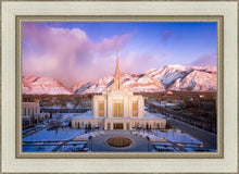 Load image into Gallery viewer, Ogden Winter Sunset Aerial
