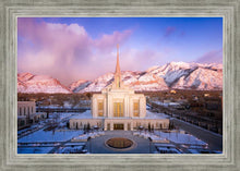 Load image into Gallery viewer, Ogden Winter Sunset Aerial
