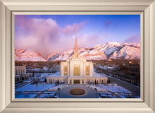 Load image into Gallery viewer, Ogden Winter Sunset Aerial
