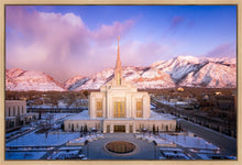 Load image into Gallery viewer, Ogden Winter Sunset Aerial
