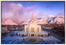 Load image into Gallery viewer, Ogden Winter Sunset Aerial
